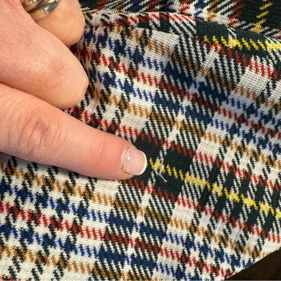 Vintage H.I.S. 1970s Plaid Academia Blazer Size Small‎ Preppy Retro Herringbone